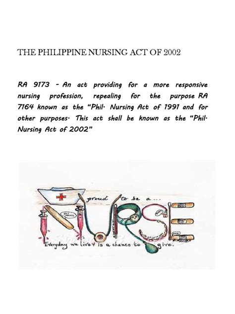 philippine nursing act of 2002|Iba pa.